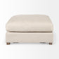 Valence 38.6L x 38.6W x 17.7H Beige Full Size Ottoman Sectional Piece
