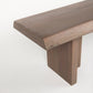 Konstantin 70.0 x 18.0 x 18.0 Medium Brown Wood W/ Live Edge Bench