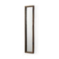 Gervaise 12L x 2W x 59H Brown Wood Frame Rectangular Wall Mirror