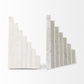 Sophia 7.0L x 5.3W x 9.3H Marble Set Of Two Book Ends