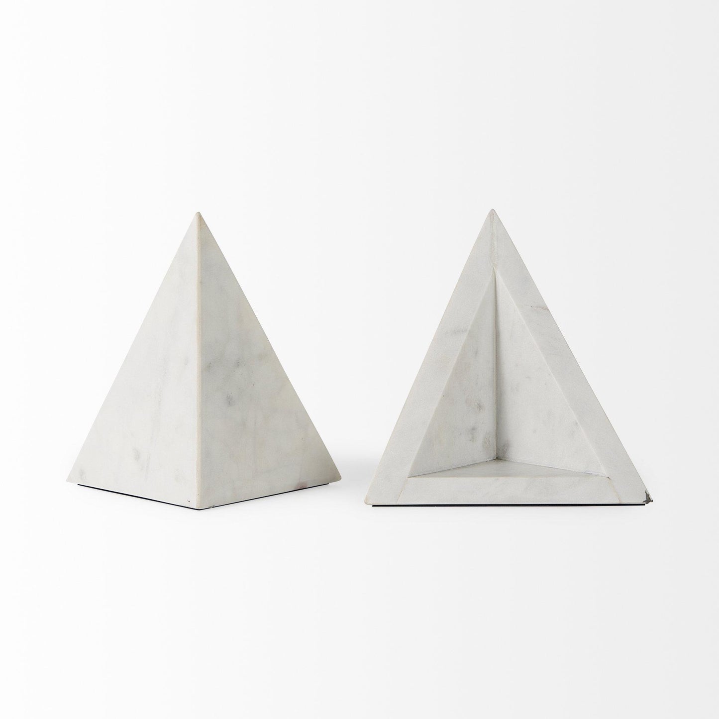Sophia 8.0"L x 6.0"W x 7.0"H Marble Set Of Two Bookends