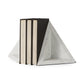 Sophia 8.0"L x 6.0"W x 7.0"H Marble Set Of Two Bookends