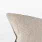 Raquel 13L x 21W Beige and Black Fabric Plaid Decorative Pillow Cover