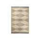 Emory 5x8 Gray Wool Hand Woven Diamond Patterned Rug