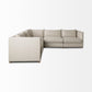 Valence 5 Piece Beige Modular Sofa Set