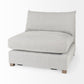 Valence 3 Piece Light Gray Modular Sofa Set