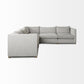 Valence 5 Piece Light Gray Modular Sofa Set