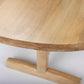 Viktor 84"L Light Brown Solid Wood Dining Table