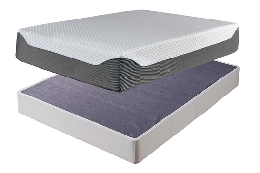 Ashley Express - 14 Inch Chime Elite Mattress with Foundation