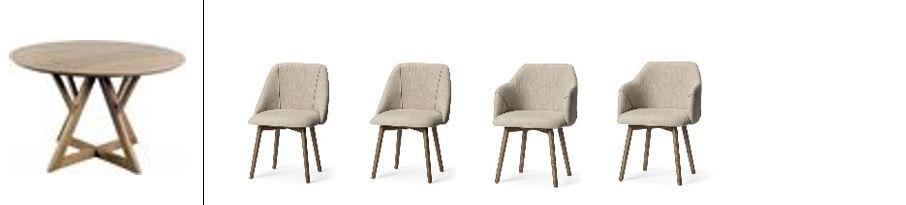 Jennings II Table - 2 Chairs & 2 Arm Chairs