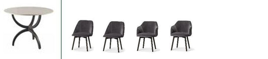 Veneto Table - 2 Chairs & 2 Arm Chairs