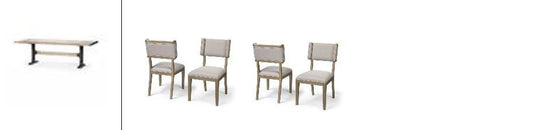 Araxi Table - 4 Chairs