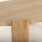 Evelyn Light Brown Oblong Coffee Table