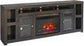 84" Fireplace Console w/ 2 Doors