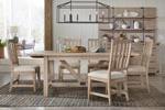 Extendable Trestle Dining Table