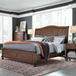 Oxford Non Storage Cal King Sleigh Bed (Whiskey Brown)