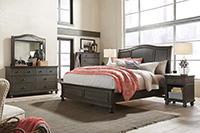 Oxford Storage King Sleigh Bed (Peppercorn)