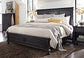 Oxford Storage King Panel Bed (Rubbed Black)