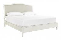 Charlotte Non Storage Cal King Upholstered Bed (White)
