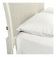 Charlotte Non Storage Full Upholstered Bed (White)