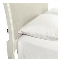 Charlotte Non Storage Queen Upholstered Bed (White)