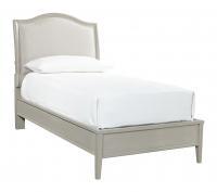Charlotte Non Storage Full Upholstered Bed (Shale)