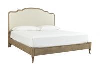 Provence Non Storage Cal King Upholstered Bed (Patine)