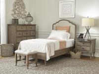 Provence Non Storage Queen Upholstered Bed (Patine)
