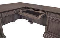 Sinclair L-Shaped Desk (Ash Grey)