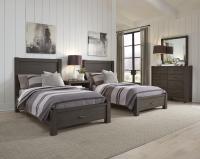 Mill Creek Storage Queen Panel Bed (Carob)