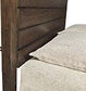 Easton Non Storage King Panel Bed (Burnt Umber)