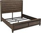 Easton Non Storage Queen Panel Bed (Burnt Umber)