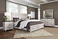 Caraway Non Storage King Panel Bed (Aged Ivory)