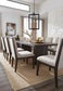 Asher Dining Table & Chairs (Dark Cocoa)