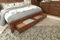 Thornton Non Storage Cal King Panel Bed (Sienna)