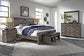 Tucker Non Storage Cal King Panel Bed (Stone)