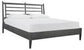Preston Non Storage King Slat Bed (Urbane Grey)