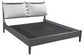 Preston Non Storage King Slat Bed (Urbane Grey)