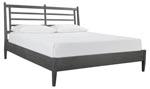 Preston Non Storage Queen Slat Bed (Urbane Grey)