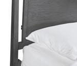 Preston Non Storage Queen Panel Bed (Urbane Grey)