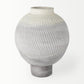 Blume 12.5H Off-White w/ Gray Textured Vase