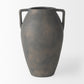 Kilian Medium Brown-Gray Double Ear Vase