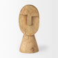 Ivan Medium Wooden Head Sculpture