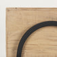 Jadine Set of 2 Beige Wood w/ Black Metal Arch Frames