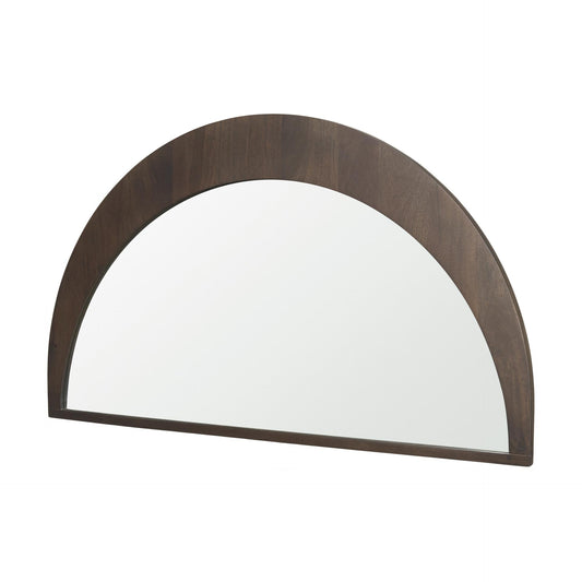 Celeste Dark Brown Wood Large Mirror
