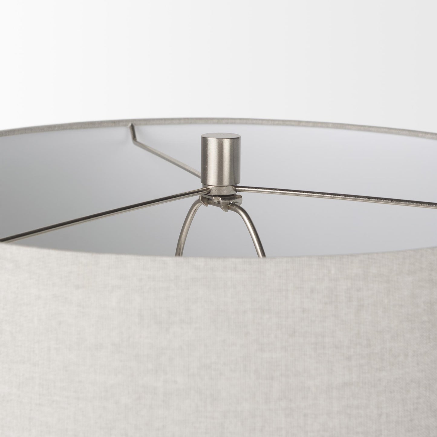 Piven Cream Textured Ceramic Table Lamp
