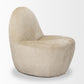 Beverly Beige Chenille Accent Chair