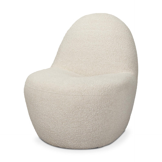 Beverly Cream Boucle Accent Chair