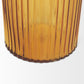 Dawn Tall Amber Glass Vase