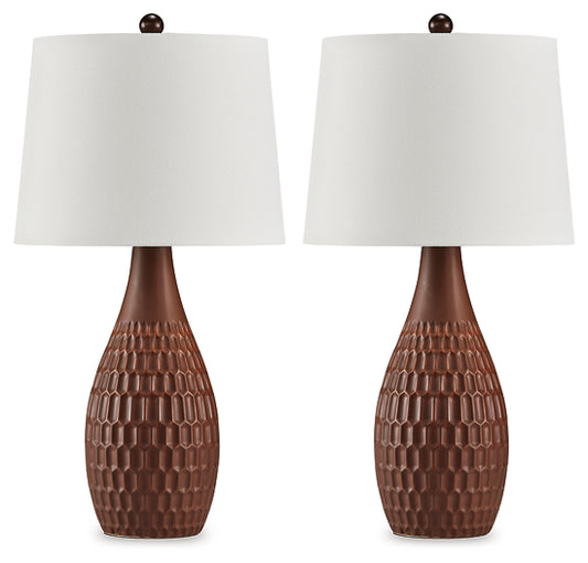 Ashley Express - Cartford Ceramic Table Lamp (2/CN)